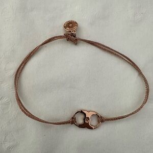 Tory Burch Rose Gold Charm Bracelet